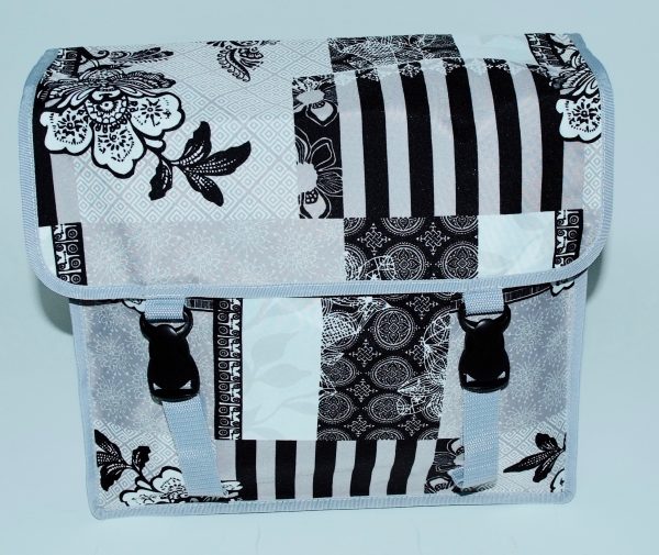 New Looxs Dubbele Fietstas Suzy Black - Afbeelding 3