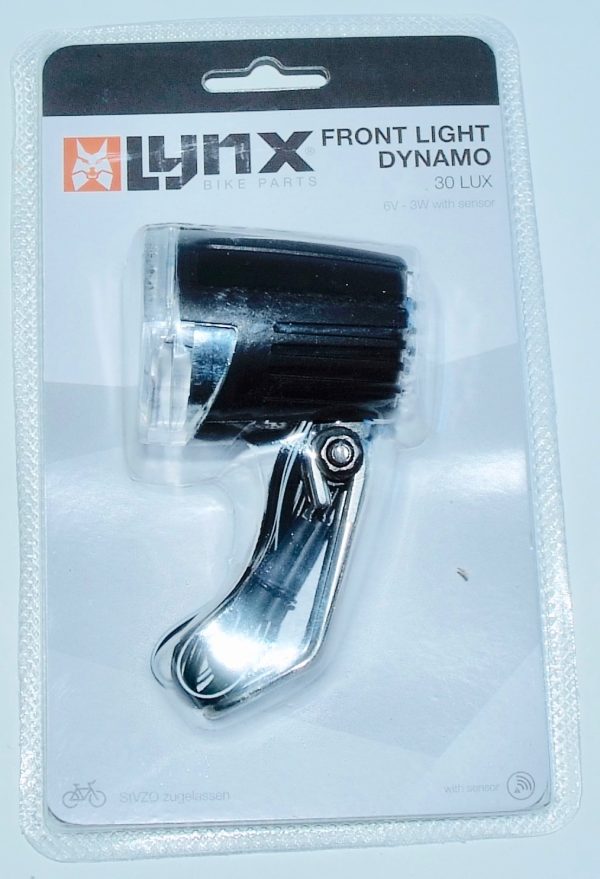 KOPLAMP DYNAMO SENSOR 30 LUX LYNX