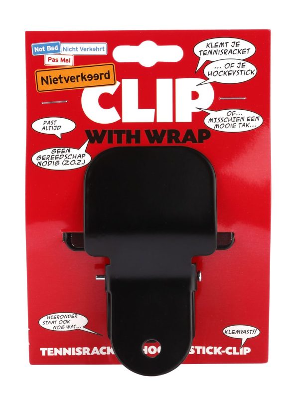 Nietverkeerd Clip with wrap tennis/hockey/paraplu zwart - Afbeelding 2