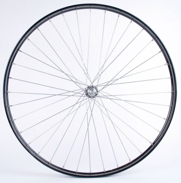 Voorwiel 28x1 1/2 CHROOM, Westwood profiel aluminium velg