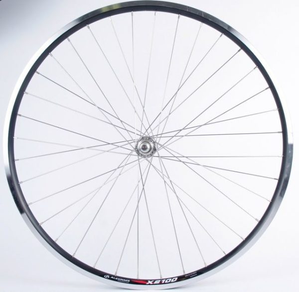 Voorwiel 28x1 5/8x1 3/8 Zwarte Aluminium Velg