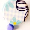 Fietsbel Widek Art Collection Blauw/Lila