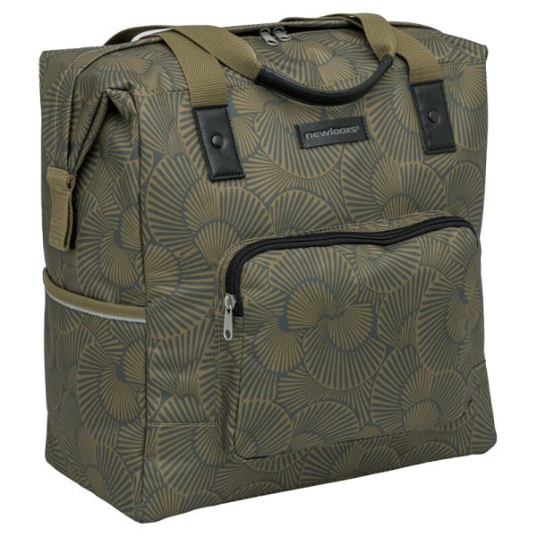 Enkele fietstas New Looxs Camella Selo Bronze Groen Zip