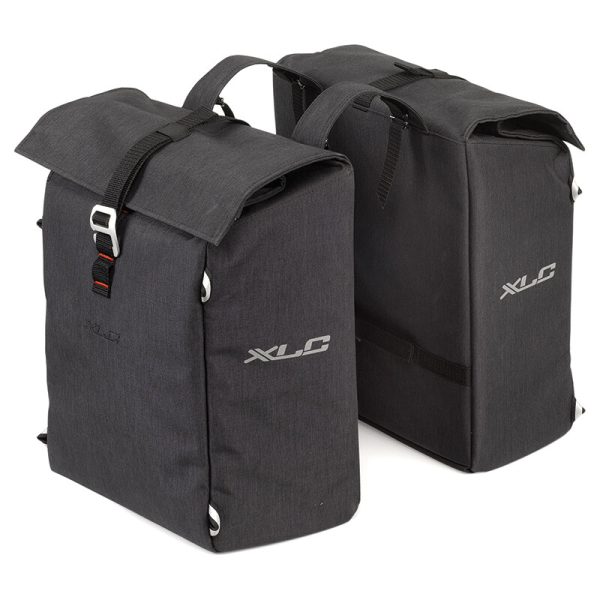 Dubbele fietstas XLC BA-S92 Antraciet Commuter