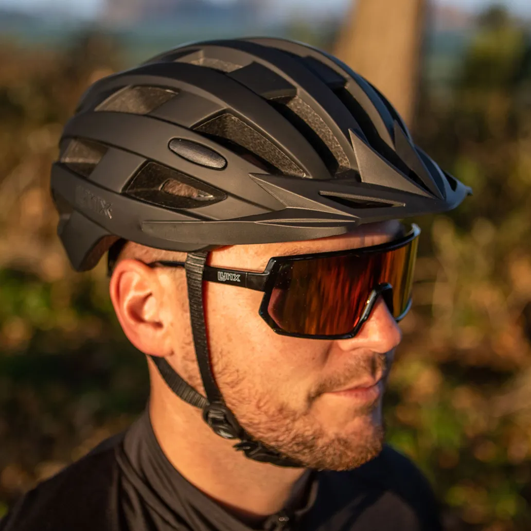 Fietshelm All-Road Zwart S/M - Afbeelding 3