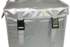 Newlooxs Bisonyl 46L dubbele tas zilver