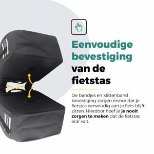 Voltano Dubbele fietstas Fel Blauw - Afbeelding 7